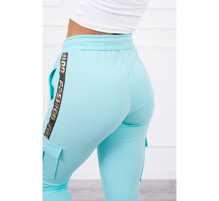 Kalhoty Mint cargo Kalhoty Mint cargo