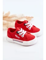 Dětské nízké tenisky Big Star model 21577003 Červená - Big Star Shoes Dětské nízké tenisky Big Star model 21577003 Červená - Big Star Shoes