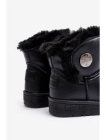 Dětské sněhule s z kožešiny černé Big Star model 21637354 - Big Star Shoes Dětské sněhule s z kožešiny černé Big Star model 21637354 - Big Star Shoes