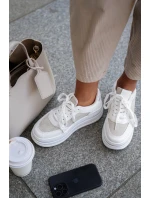 Dámské Tenisky Se Vzorem Bílé model 21683419 - Boto