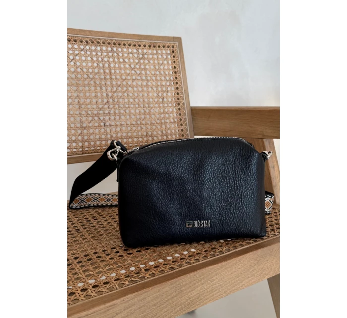 Malá kabelka S ozdobným páskem Big Star OO574091 Černá Malá kabelka S ozdobným páskem Big Star OO574091 Černá