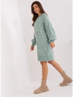 Sweter AT SW model 18917494 mietowy - FPrice Sweter AT SW model 18917494 mietowy - FPrice