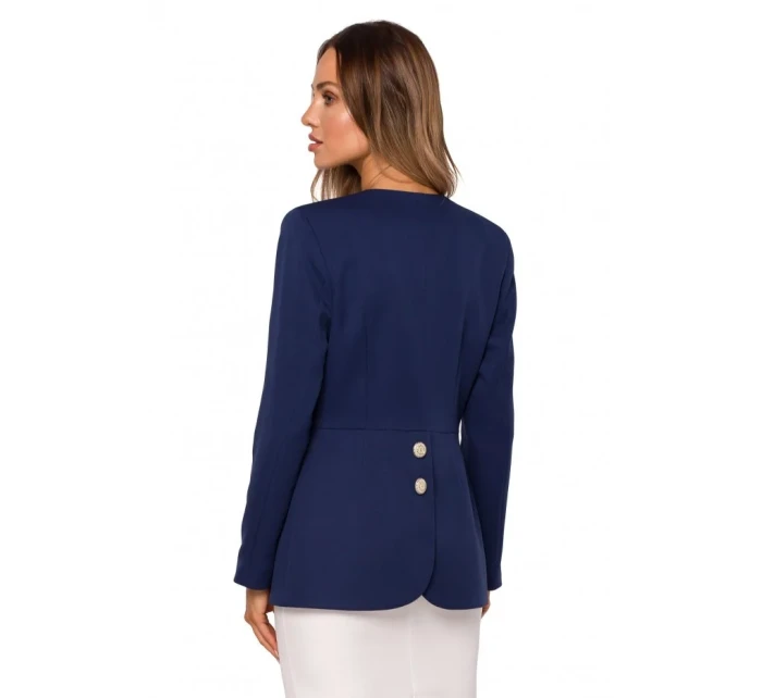 M665 Frakční plášť - tmavě modrý