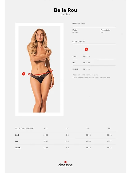 Krásné kalhotky Bella model 18427299 panties - Obsessive