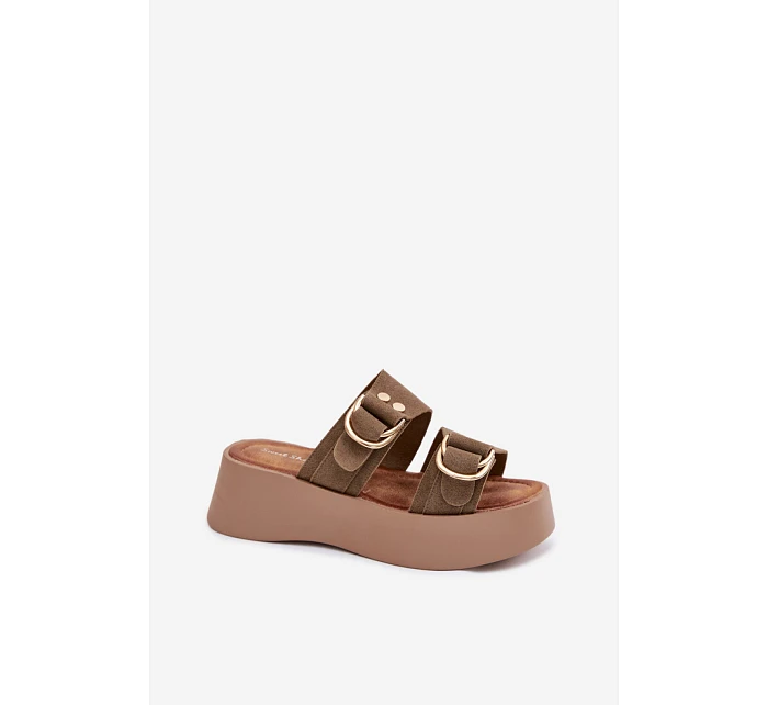 Klapky na platformě model 226360 Step in style Klapky na platformě model 226360 Step in style