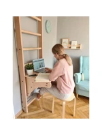 DŘEVĚNÝ ŽEBŘÍK S LAVIČKOU 112