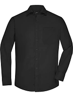 JN keprová košile s dlouhým rukávem 02.0 black model 22488313 - Daiber JN keprová košile s dlouhým rukávem 02.0 black model 22488313 - Daiber