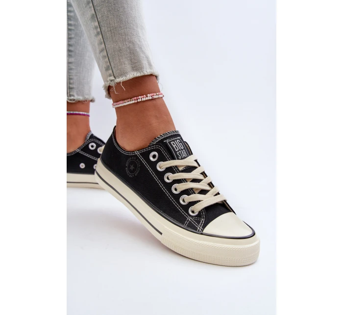 Nízké Dámské Tenisky Big Star model 21654809 Černé - Big Star Shoes