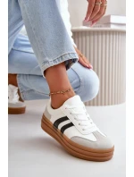 Dámské tenisky na platformě bílo-šedé Nesonice Dámské tenisky na platformě bílo-šedé Nesonice