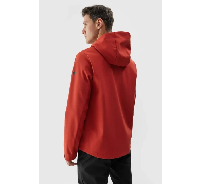 Pánská softshellová bunda s kapucí červená model 21678488 - 4F