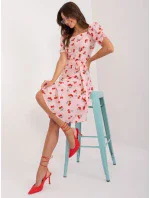 Šaty LK SK 509677 1.29 světle růžová