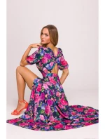 M858 Maxi šaty s otevřenými zády - model 1 M858 Maxi šaty s otevřenými zády - model 1