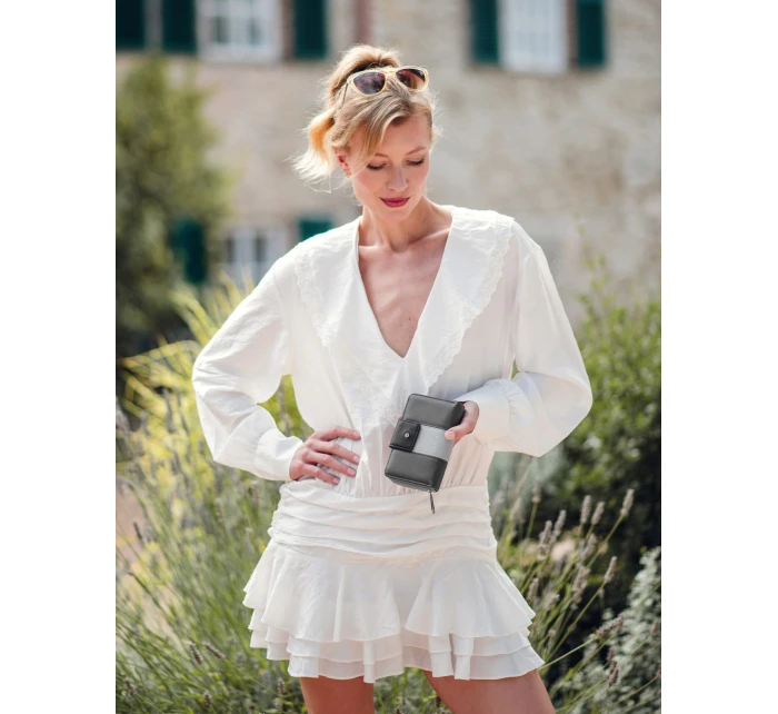 Dámská peněženka Vuch Talli Tammy Striped Black