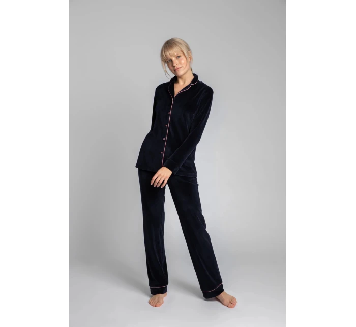 Dámská domácí košile model 19585982 Tmavě modrá - LaLupa