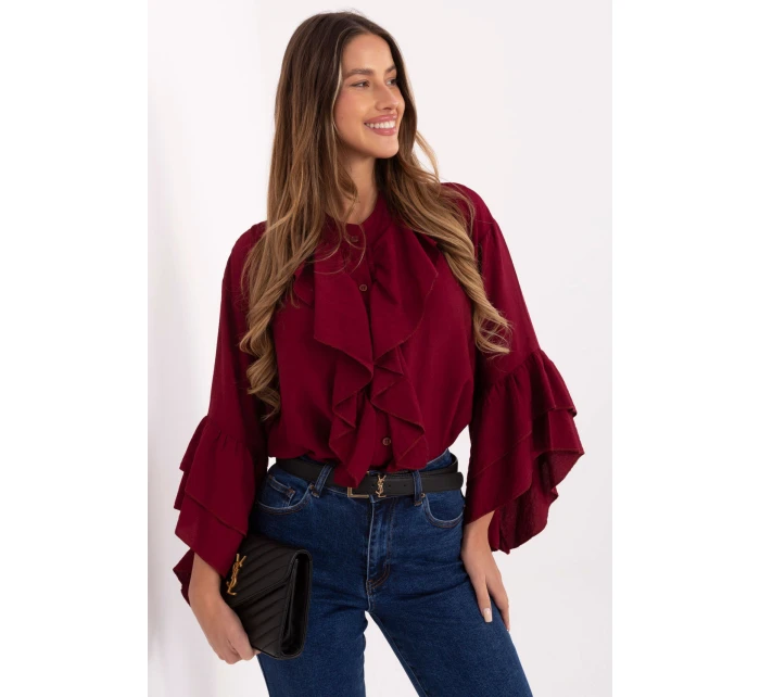 Košile s dlouhým rukávem  model 220226 Rue Paris