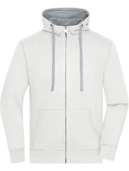 Daiber JN 963 Pánská mikina s kapucí "Lifestyle" 02.0963 off white/grey heather Daiber JN 963 Pánská mikina s kapucí "Lifestyle" 02.0963 off white/grey heather