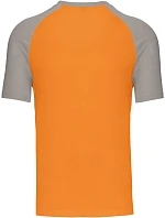 Kariban K 330 Baseballové tričko 20.K330 orange/light grey