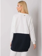 Halenka RV BL 7197.89P tmavě modrá a bílá