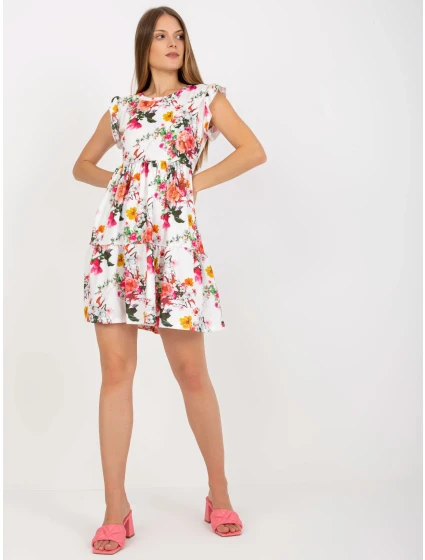 Dámské šaty RV SK model 17505336 bílé a červené - FPrice