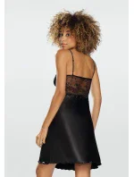 Dámská košilka model 17594835 Black chemise - DKaren Dámská košilka model 17594835 Black chemise - DKaren