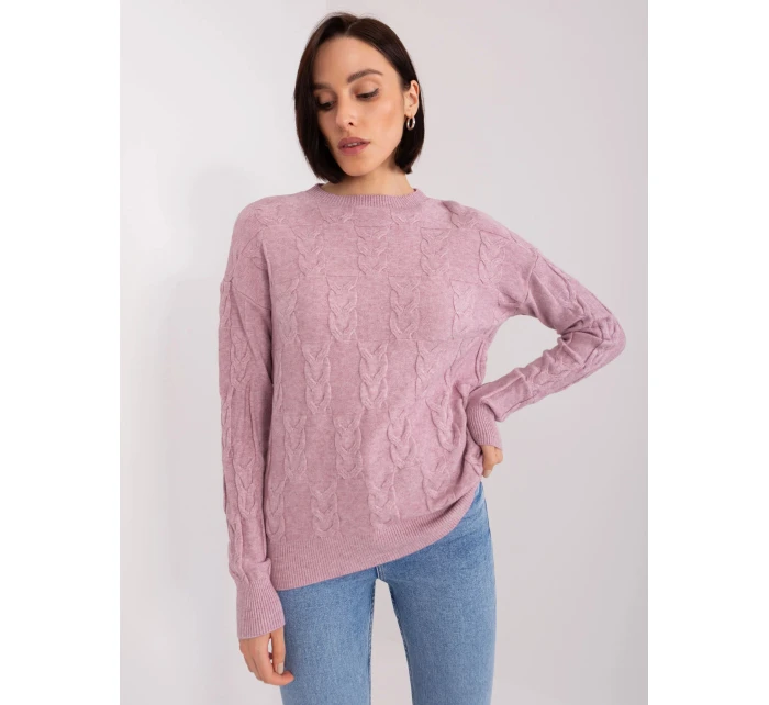 Dámský svetr AT SW 2340.80 Světle fialová - FPrice