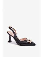 Sandály na podpatku  model 226501 Step in style