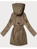 Klasická dámská bunda Goodlookin s hnědou podšívkou (B2006-48)