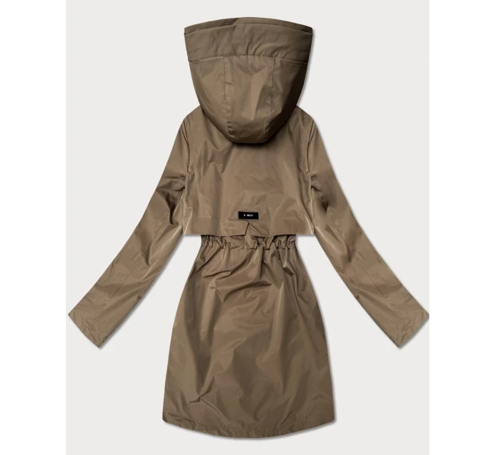 Klasická dámská bunda Goodlookin s hnědou podšívkou (B2006-48)