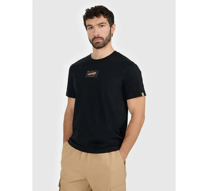 Pánské tričko s potiskem 4F 4FRAW25TTSHM3377-20S pánské