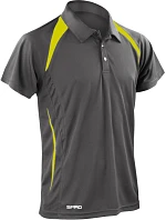 Spiro S 177M Pánské týmové piqué polo 29.177M grey/lime