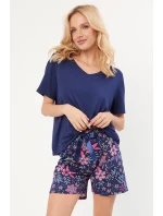 Italská móda Wista kr.r. kr.sp. barva:tmavě modrá/potisk Italská móda Wista kr.r. kr.sp. barva:tmavě modrá/potisk