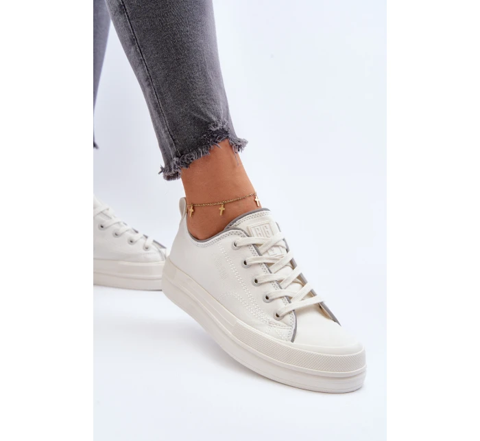 Dámské tenisky s platformou Big Star LL274A177 bílé Dámské tenisky s platformou Big Star LL274A177 bílé