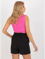 Šortky D73760R62159KA černá Šortky D73760R62159KA černá