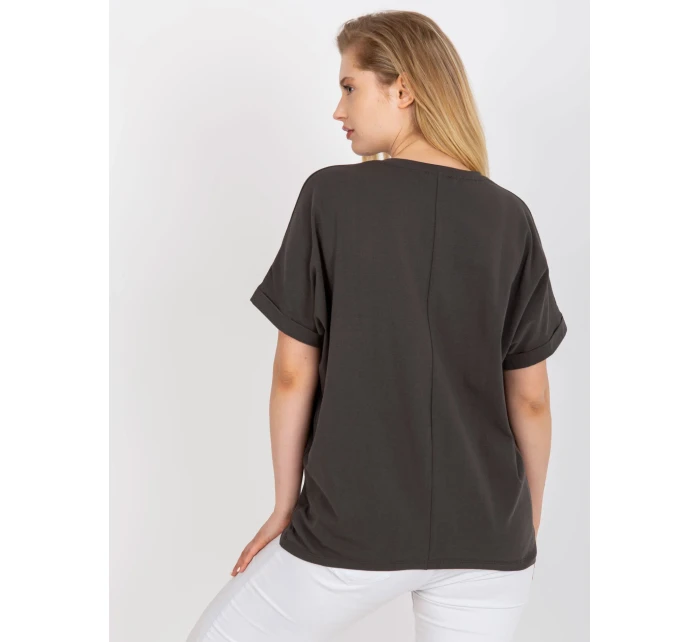 Tričko RV TS 7660.88P tmavá khaki