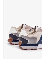 Pánské semišové tenisky na platformě Big Star – šedé