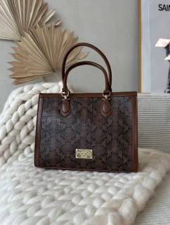 Dámská kabelka se zvířecím vzorem Nobo – hnědá