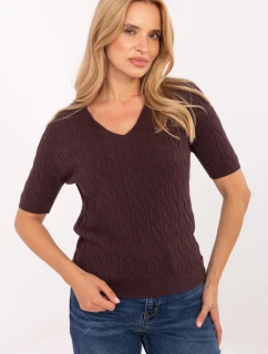 Svetr s krátkým rukávem  model 217328 Factory Price