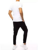 Pánská černobílá tepláková souprava model 21962941 - Dstreet