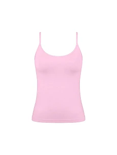 Dámské tílko GO Sense Spaghetti Top - Floral Pink - růžové 1588 - SLOGGI