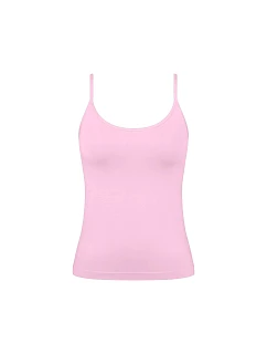 Dámské tílko GO Sense Spaghetti Top - Floral Pink - růžové 1588 - SLOGGI