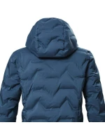 Dámská zimní bunda Killtec KOW 9 prošívaná bunda s kapucí dlouhá nepromokavá modrá (41806/744)