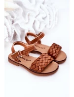 Dětské Pletené Sandály Camel model 21555337 - Boto Dětské Pletené Sandály Camel model 21555337 - Boto