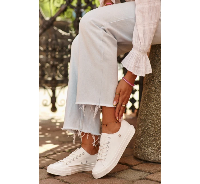 Klasické Dámské Tenisky Big Star NN274285 Bílé Klasické Dámské Tenisky Big Star NN274285 Bílé