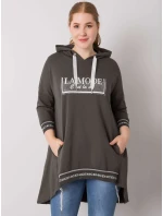 Dámská mikina RV BL 6849.63P tmavá khaki