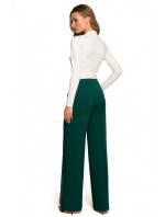model 18004535 Široké kalhoty zelené - STYLOVE