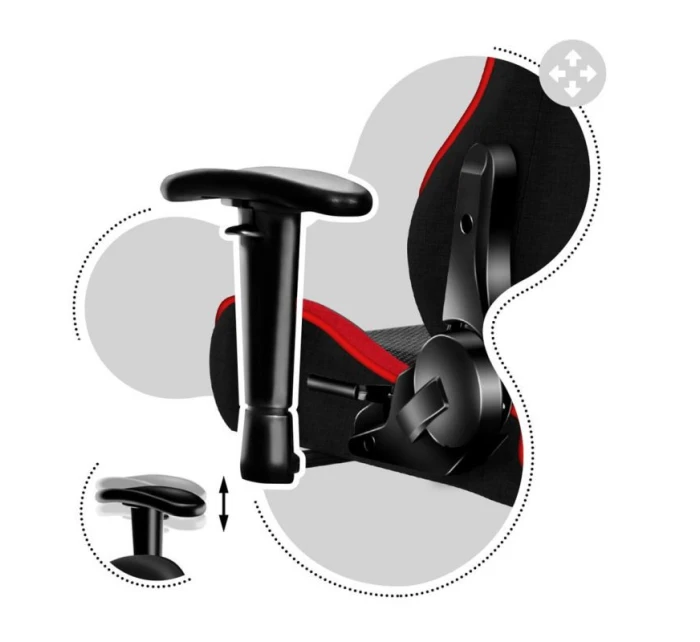 Dětská herní židle Red Mesh model 21325946 - Huzaro Dětská herní židle Red Mesh model 21325946 - Huzaro