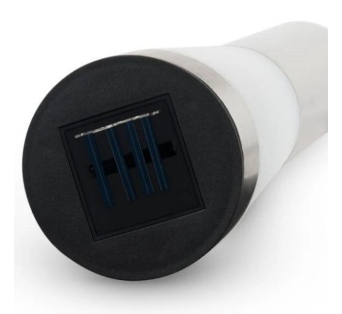 SOLARA LAMPA 2 LED H 56CM INOX GRUNDIG