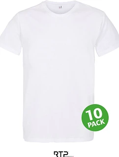 RTP Tempo 185 Men Pán. tričko pro dig. potisk z bio bav., 10 ks 25.3270 white