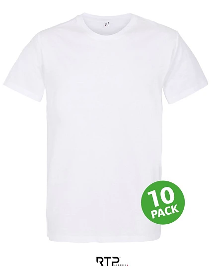RTP Tempo 185 Men Pán. tričko pro dig. potisk z bio bav., 10 ks 25.3270 white RTP Tempo 185 Men Pán. tričko pro dig. potisk z bio bav., 10 ks 25.3270 white
