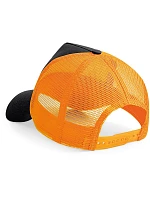 Beechfield B 640 5 panelová Trucker kšiltovka 53.0640 black/orange Beechfield B 640 5 panelová Trucker kšiltovka 53.0640 black/orange
